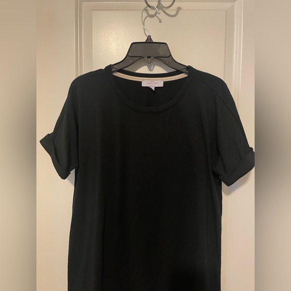 New Directions Studio- Black Tee Shirt Dress Size Medium - Picture 2 of 4
